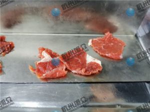 感謝客戶(hù)反饋，230A小型切魚(yú)片機(jī)切牛肉片效果